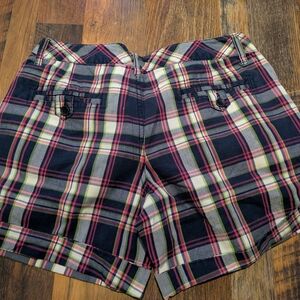 Maurices Multicolor Plaid Women's Shorts